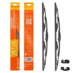 Щетка стеклоочистителя каркасная 330 мм (13) комплект AWB-K-330K AIRLINE