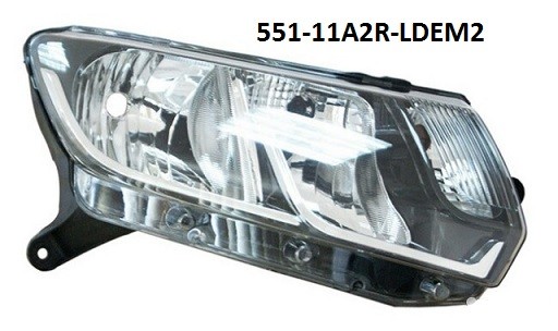 фара передняя правая! Renault Logan II 14> 55111A2RLDEM2 DEPO