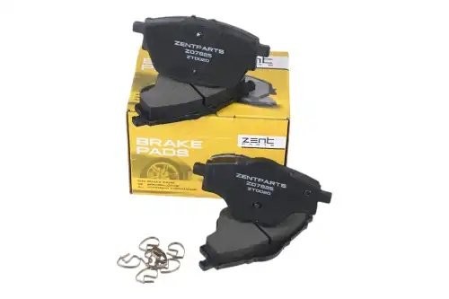 колодки тор. диск. зад. с антиск. пл.! (P61124)\ Citroen C4 Picasso 1.2-2.0 13> Z07825 ZENTPARTS