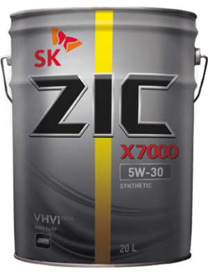 Масло моторное ZIC X7000 CI-4/SL/E7/E4 5W30 синт.20л 192605 ZIC