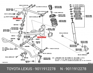 TOYOTA RAV 4 95> 90119-12278 TOYOTA