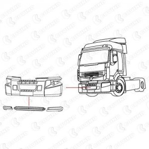 спойлер !середина\RVI New Premium PRM105 COVIND