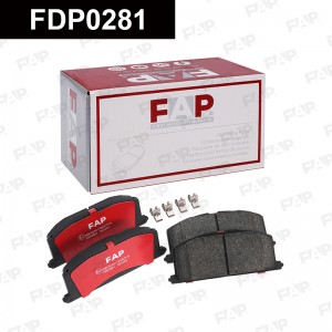 FDP0281 колодки дисковые! передние+датчик\ Toyota Camry 1.8-2.0D 82-88/Carina 1. FDP0281 FAP
