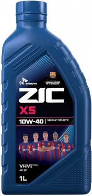 Масло моторное полусинтетическое ZIC Х5 10W-40 1л 132622 132622 ZIC