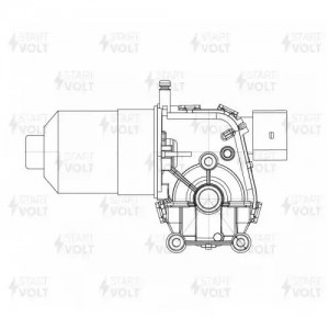 Моторедуктор стеклооч. для а/м Haval Jolion (21-) (перед.) (VWF 0562) VWF 0562 START VOLT