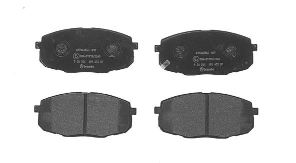 Колодки тормозные P30034 P30034 BREMBO