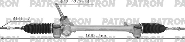 Рейка рулевая TOYOTA YARIS (P9)07- PSG3120 PSG3120 PATRON