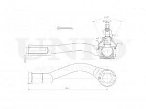 Наконечник рулевой правый SSP-10163 UNIO