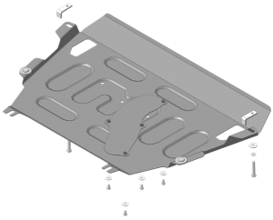72503 (1/0/1) ЗАЩИТА СТАЛЬНАЯ 2 ММ Д, КПП TOYOTA RAV4, С 2013 Г. MOTODOR 72503 MOTODOR