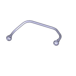 Трубка топливная отводящая ЯМЗ  240-1104436 2401104436 YAMZ