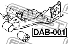CHEVROLET LANOS (2004>) DAB-001 FEBEST