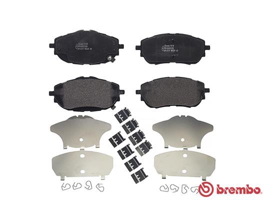 P83150 колодки дисковые передние!\ Toyota Auris/Corolla 1.3-2.0i/D-4D 12> P83150 BREMBO