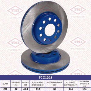 VW GOLF V/AUDI A3 [8P] 280*22 TCC1025 TATSUMI