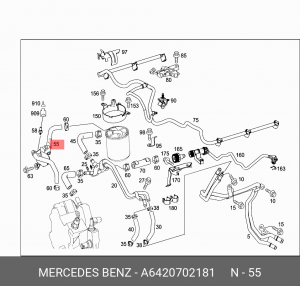 W164 M-KLASSE (ML) A 642 070 21 81 MERCEDES BENZ