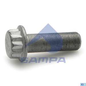 Болт SAF крепления суппорта направляющий (М18x1.5) SAMPA 102577 SAMPA