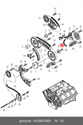 БОЛТ N10451409 N 104 514 09 VAG
