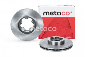 Диск тормозной передний вентилируемый 3050095 METACO