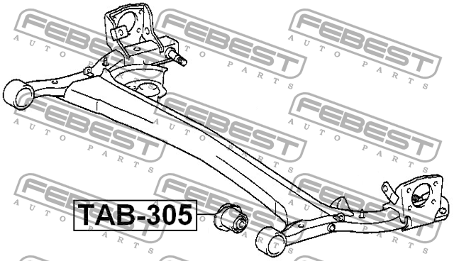 Сайлентблок TAB-305 TAB-305 FEBEST
