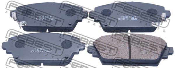 Колодки тормозные передние 0301-CMF FEBEST