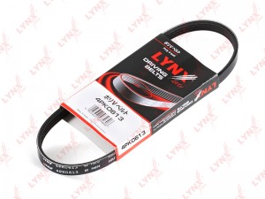 Ремень поликлиновой подходит для HYUNDAI Accent 1.3-1.5 94/Lantra 1.5 12V 96/Get 4PK0613 LYNXAUTO