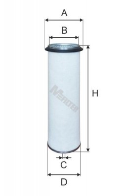 фильтр воздушный! вставка H374 D110 d95\ DAF 95. Iveco MK, MAN G90/M90/L2000, MB A329-1 MFILTER AUTOMOTIVE FILTERS
