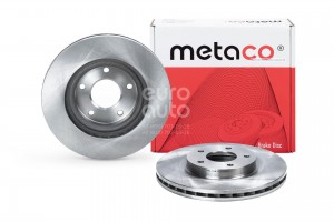 Диск тормозной передний вентилируемый 3050043 3050043 METACO