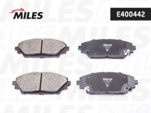 Колодки тормозные передние (Смесь Low-Metallic) MAZDA 3 13- (TRW GDB3592) E40044 E400442 MILES