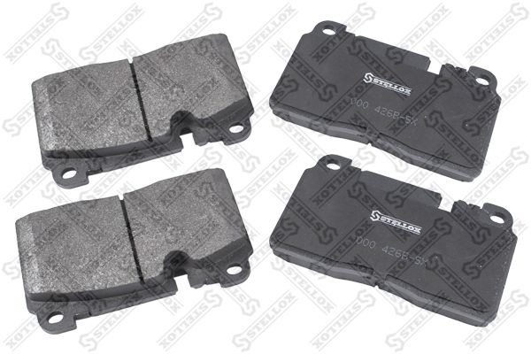 колодки дисковые п.! с антискр. пл.\ Audi Q5 2.0TFSI/3.0TFSI/2.0TDI/3.0TDI 08> 000-426B-SX STELLOX