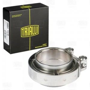 Хомут глушителя V-band с фланцами D=57 мм нержавеющая сталь VCB 57 SS TRIALLI