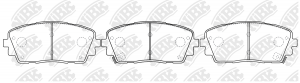 Колодки тормозные KIA Picanto (11-) передние (4шт.) NIBK PN0580 NIBK