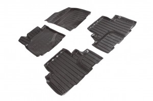 Коврик салона CHANGAN CS75 FL (18-) полиуретан черный (4 предм.) SEINTEX 95081 SEINTEX