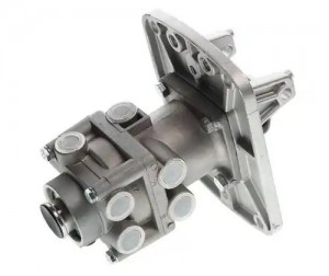 Кран ЗИЛ,КАМАЗ,МАЗ тормозной 2-х секционный подпедальный MEGAPOWER 35016008 MEGA POWER