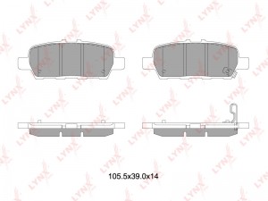 Колодки тормозные дисковые задние BD-5745 LYNXAUTO