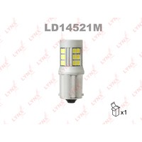 лампа! LED P21W S25 12V BA15S 6200K LD14521M LYNXAUTO