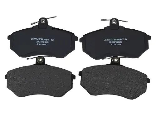 колодки тормозные дисковые передние! Chery Amulet/QQ/Tiggo all 06>, Audi 80 86>/ Z07666 ZENTPARTS