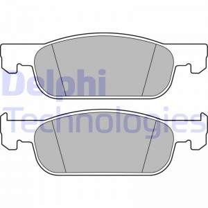 LP1653 колодки дисковые п.\ Peugeot 307, Citroen Xsara 1.6-2.0/HDi 00> LP1653 DELPHI
