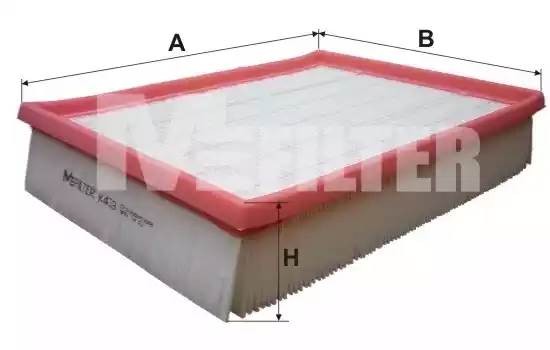 фильтр воздушный !\ VW T4 1.9TD/2.4D/2.5TDi 90> K433 MFILTER AUTOMOTIVE FILTERS
