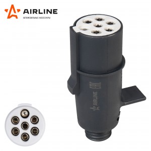 Разъем электрический прицепа ISO 3731 Type S 7-полюсный (вилка пластик) AIRLINE ATE-41 AIRLINE