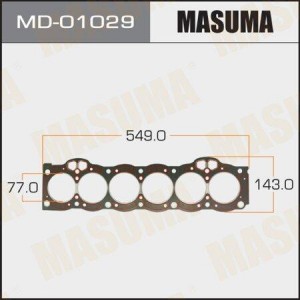 прокладка головки блока!\ Toyota Mark2/Chaser/Cresta 1GGZE 88-90 1.6mm MD-01029 MASUMA