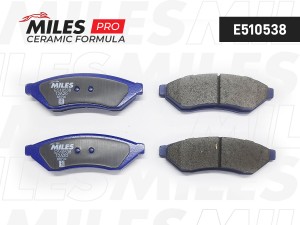 Колодки тормозные задние (Смесь CERAMIC серия PRO) CHEVROLET EPICA 05-/EVANDA 02 E510538 MILES