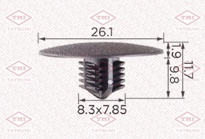LANCER (CX,CY) (2007>) шумоизоляции капота TJB1198 TATSUMI