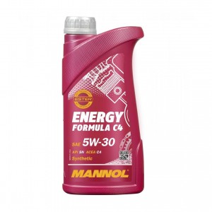 Масло моторное MANNOL 7917 Energy Formula 5W-30 C4 синтетическое 1 л MN7917-1 MANNOL