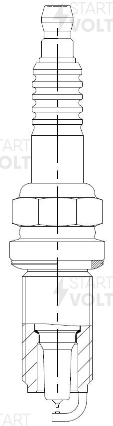 Свеча зажигания для автомобилей Mercedes-Benz C W203 (00-)/E W211 (08-) 1.8T Ir+ VSP 1508 START VOLT