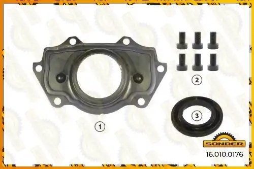 Аналог 15870. РМК суппорта Knorr SN5 (крышка,болты) (аналог TTT 15870) 160100176 SONDER
