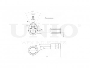 Наконечник рулевой левый SSP-10176 UNIO
