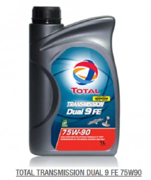 Масло трансмиссионное синтетическое TOTAL TRANSMISSION DUAL 9 FE 75W-90 1л (2016 10350301 TOTAL