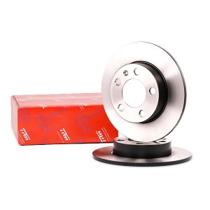 Диск тормозной VW Golf,Polo (02-) AUDI A3 (97-03) R15 задний (1шт.) TRW DF2805 TRW