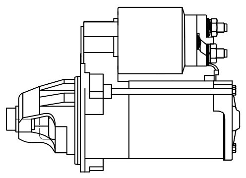 Стартер для а/м Ford Kuga II (13-)/Volvo S60 II (10-) 1.6T 1,4кВт (LSt 1028) LST1028 START VOLT