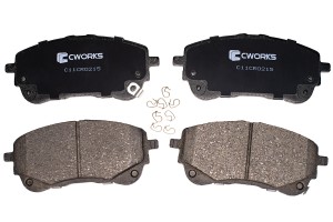 Тормозные колодки передние Low Metallic C11CR0215 C11CR0215 CWORKS