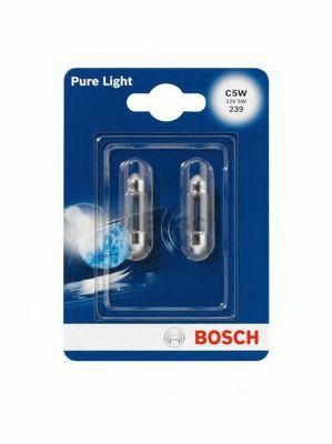 Лампа [2шт] STANDARD C5W 12V 5W [блистер] 1987301004 1987301004 BOSCH